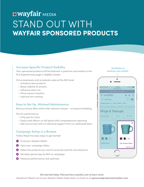 Wayfair Sponsored Products Cropped